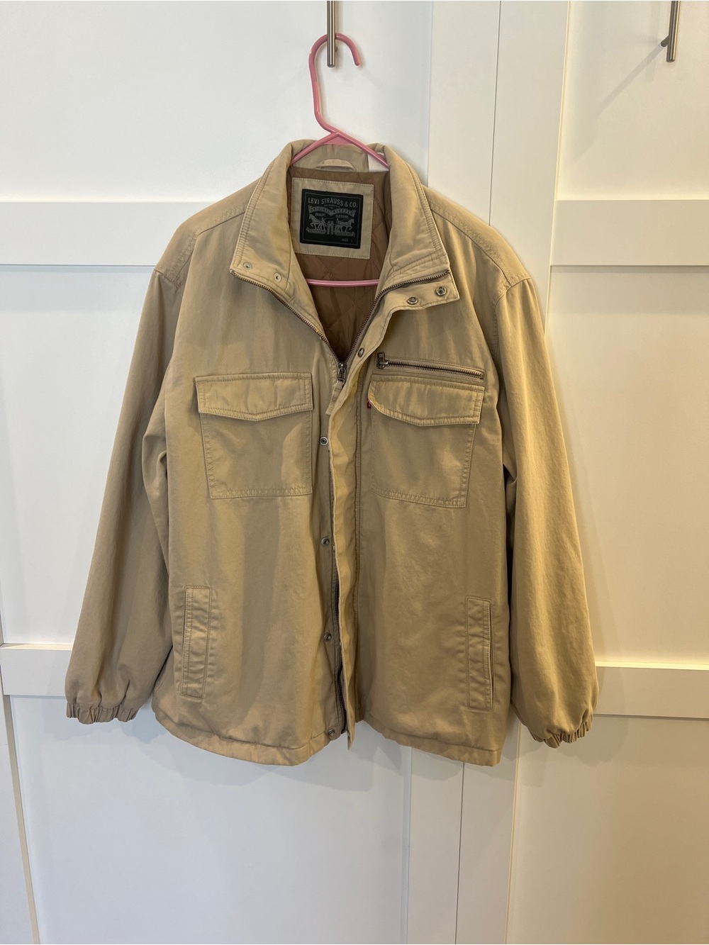 Levi's Men's Beige/Tan Utility Field Jacket
